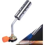 Mevronisshop - desherbeur thermique, chalumeau gaz en acier inoxydable, bruleur gaz coupe vent pour d�sherbage ...