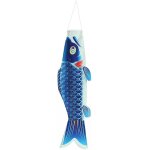 Mevronisshop - drapeau de p�che a la carpe, 100 x 25 cm manche a air japonais d�coration suspendue pour ...