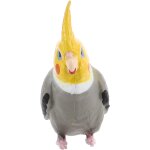 Mevronisshop - figurine r�aliste de calopsitte 3, 7 pouces mod�le perroquet tr�s d�taill� figurine d'oiseau ...