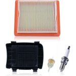 Mevronisshop - filtre � air pour kohler xt670, xt675 filtre tondeuse avec couvercle set avec filtre essence ...