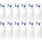 Mevronisshop - flacon plastique vaporisateur vide de 750 ml (12 bouteilles) translucide et recyclable ...