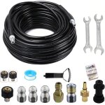 Mevronisshop - furet d�boucheur canalisation k�rcher 10m ¿ adapt� � k2 - k7 & bosch, 5800psi haute ...