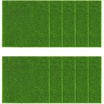 Mevronisshop - gazon artificiel miniature extrieur - faux gazon synthtique 10 pices (15x15 cm) - herbe ...