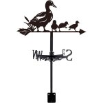 Mevronisshop - girouette de jardin exterieur canard girouettes girouettes de toit pour jardin ferme d�coratif ...