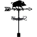 Mevronisshop - girouette de jardin exterieur en fer en forme de sanglier girouettes en m�tal en forme ...