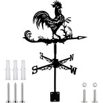 Mevronisshop - girouette de jardin girouette en m�tal weather vane girouette de toit pour ext�rieur, ...