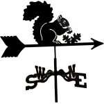 Mevronisshop - girouette en m�tal, figurines pour jardin, outil de mesure professionnel, girouette con ...