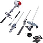 Mevronisshop - ikra 4en1 outil multifonctions thermique ibkh 33: d�broussailleuse, coupe - bordure, �lagueuse ...