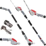 Mevronisshop - ikra cisaille � gazon & taille - buissons t�lescopique sans fil igbs 1210 f avec batterie ...