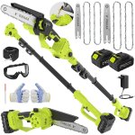 Mevronisshop - lagueuse sur perche 2 - en - 1 avec mini tron�onneuse 6� & 8�, extension jusqu�� 4, ...