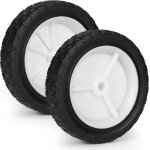 Mevronisshop - lalago 2 pcs. Ø175mm roue en caoutchouc, 7in pneus de tondeuse � gazon chariot roue motrice, ...