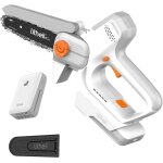 Mevronisshop - litheli mini tron�onneuse � batterie 10000 mah, 20v, 6 pouces tronconneuse electrique ...