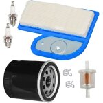 Mevronisshop - m137556 filtre � air avec filtre � huile am107423 et bougie d'allumage compatible with ...