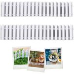 Mevronisshop - mini cl�ture jardin, 2 pi�ces miniature cl�ture en bois, cl�tures d�coratives, 90cm * ...