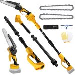 Mevronisshop - mini tron�onneuse 2 en 1 sans fil 8 pouces compatible avec dewalt 20v, tron�onneuse sans ...