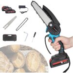 Mevronisshop - mini tron�onneuse a batterie, 6 pouces tron�onneuse electrique sans fil pour s�cateurs, ...