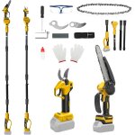 Mevronisshop - mini tron�onneuse et s�cateur sans fil 4 en 1, de 20 cm, compatible avec batterie dewalt ...