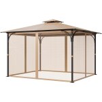 Mevronisshop - moustiquaire tonnelle de 304, 8x365, 8x222, 5 cm, moustiquaire gazebo ext�rieur, avec ...