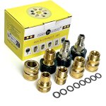 Mevronisshop - nettoyeur haute pression accessoires, 8pcs connecteur rapide tuyau � haute pression kit, ...