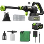 Mevronisshop - nettoyeur haute pression sur batterie 4000mah, max 120bar nettoyeur haute pression sans ...