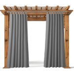 Mevronisshop - outdoor rideau r�sistant aux intemp�ries avec ?illets - rideau d'ext�rieur r�sistant aux ...