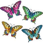 Mevronisshop - papillons d�coration jardin exterieur ext�rieure, d�coration murale en m�tal, design salon ...
