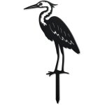 Mevronisshop - piquet de jardin d�coratif en m�tal - statue de h�ron amusante pour l'ext�rieur, sculpture ...