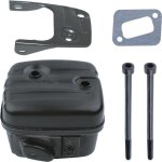 Mevronisshop - pot d'�chappement pour husqvarna 346xp 340 345 351 353 tron�onneuse, adefol silencieux ...