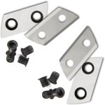 Mevronisshop - remplacement de lame de coupe de d�chiqueteuse de broyeur de jardin de 2 paires pour einhell ...