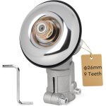 Mevronisshop - renvoi d'angle 9 dents 26 mm, universelle accessoires de t�te de d�broussailleuse, t�te ...