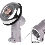 Mevronisshop - renvoi d'angle debroussailleuse universelle, t�te de gear rond de 9 dents pour coupe herbe ...