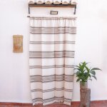 Mevronisshop - rideau d'ameublement rustique des alpujarras pour porte ext�rieure (160 x 215 cm) couleur ...