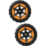 Mevronisshop - roues lest�es avec semelle en v wa0953, pour robots tondeuses worx landroid wr130e, wr141e, ...