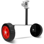 Mevronisshop - roue de support de coupe - bordure, r�glable roues de support pour tondeuse � gazon, roues ...