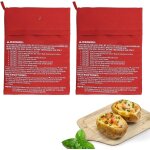Mevronisshop - sac  pommes de terre micro - ondes, 2 pices sacs rutilisables pour pommes de terre ...
