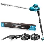 Mevronisshop - seesii taille haie electrique telescopique 2, 6 m, taille - haies electriques avec lame ...