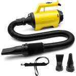 Mevronisshop - shernbao souffleur voiture et moto 1200w 230v - s�cheur haute puissance, souffleur de ...
