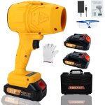 Mevronisshop - souffleur de feuilles sans fil, mini souffleur � feuilles avec turbocompresseur vitesse ...