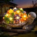 Mevronisshop - statue de jardin solaire r�sistante aux intemp�ries - charmante d�coration de jardin pour ...