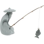 Mevronisshop - statue de p�cheur figurines de bonsa� statue d�corative de p�cheur d�cor chinois d�co ...