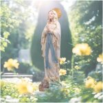 Mevronisshop - statue de pri�re de la vierge marie de 38, 1 cm de haut, figurine de collection catholique ...