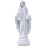 Mevronisshop - statue de la vierge marie de 30. 5 cm jardin ext�rieur imperm�able a l'eau solaire statue ...