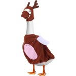 Mevronisshop - tenues d'oie de porche nol, fte costume de statue d'oie pelouse vtements goose plastique ...