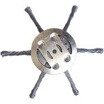 Mevronisshop - t�te de d�broussailleuse en fil d'acier, lame en fil pour d�broussailleuse et tondeuse ...