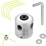 Mevronisshop - t�te de d�broussailleuse universelle en aluminium t�te de coupe bobine fils nylon de rechange ...