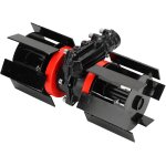 Mevronisshop - t�te de herbe electrique a 9 dents, bordure, roue de labour profond, motoculteur de jardin ...