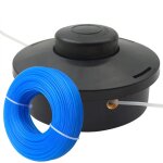 Mevronisshop - t�te de rechange m10 x 1, 25 gauche pour d�broussailleuse avec cordon rond de 50 m x 1, ...