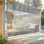 Mevronisshop - transparents rideau exterieur terrasse, 0. 6mm pvc plastique rideaux bche impermables ...