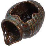 Mevronisshop - vase en c�ramique vert pour fontaine d�corative avec circulation d'eau, id�al pour jardin, ...