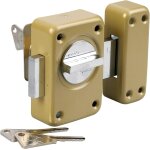 Mevronisshop - verrou de porte bouton / cylindre v136 v5 - ouverture à bouton intérieur, clé extérieur ... Mevronisshop - verrou de porte bouton / cylindre v136 v5 - ouverture à bouton intérieur, clé extérieur ...